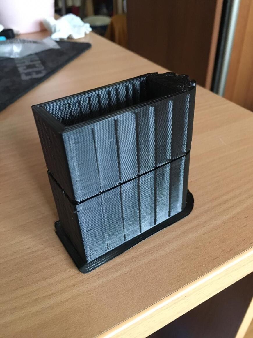 Печать PETG Смещение рядов