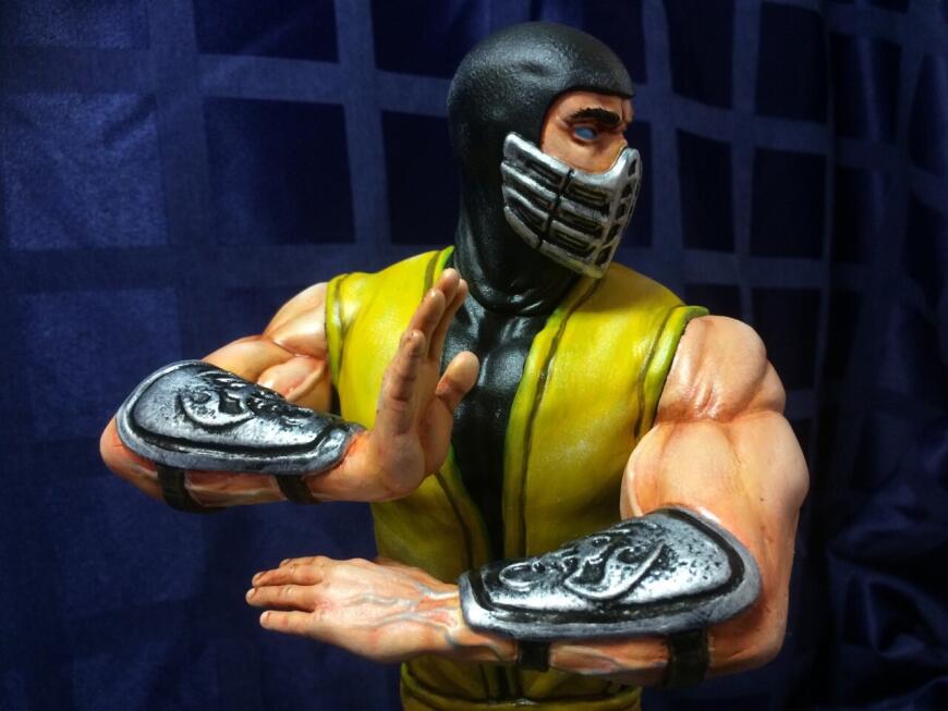 Scorpion 1995 mortal kombat for 3d print STL