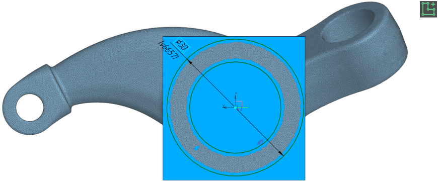 Реверс-инжиниринг в КОМПАС-3D. Пример - коромысло