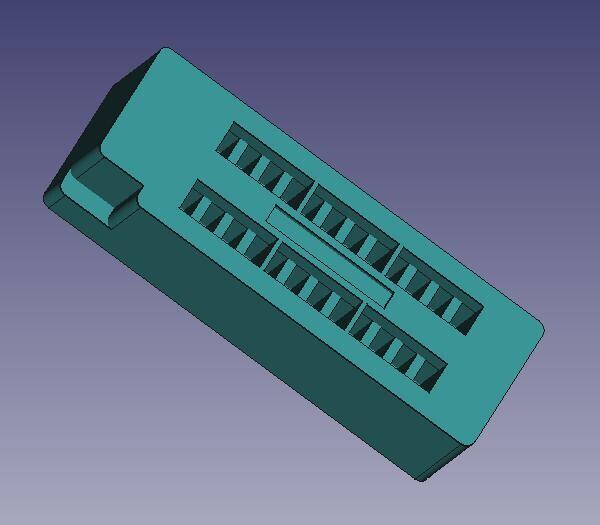 Создание 3D-модели панельки EasyEDA в FreeCAD