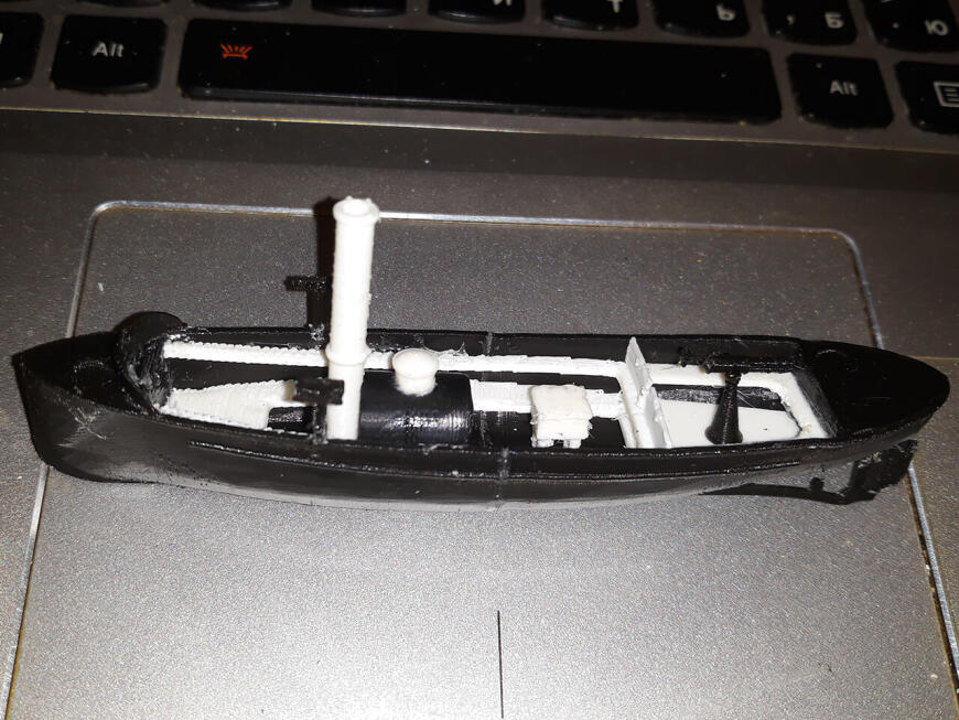 Кораблик из PLA и ABS