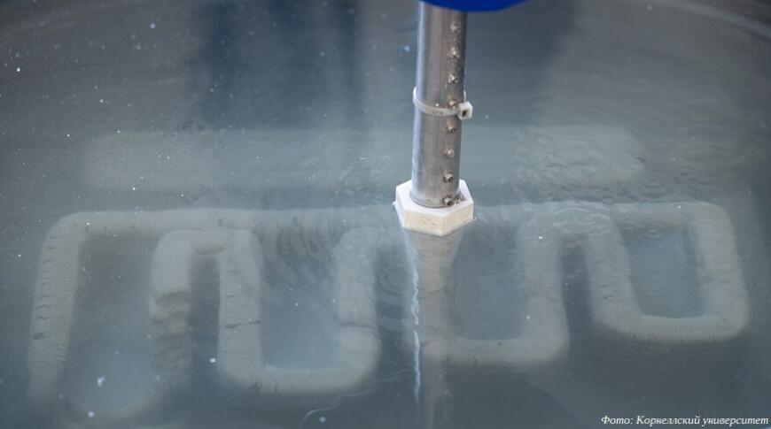 Ученые Корнеллского университета разрабатывают технологию подводной 3D-печати бетоном