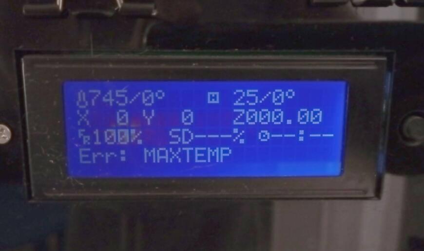 Как я не-сломал и не-починил принтер с ошибкой MAXTEMP