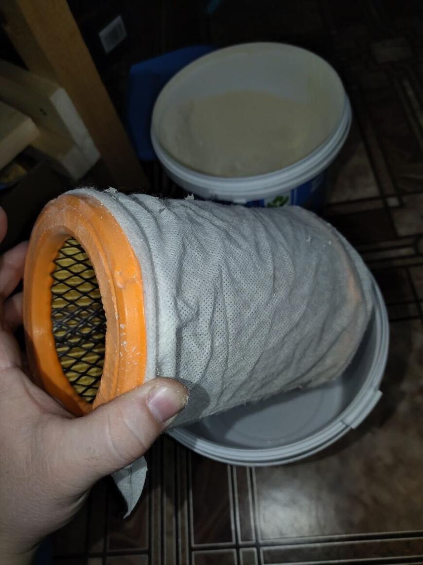 Циклон+ мангалдуй = отсос стружки mpcnc