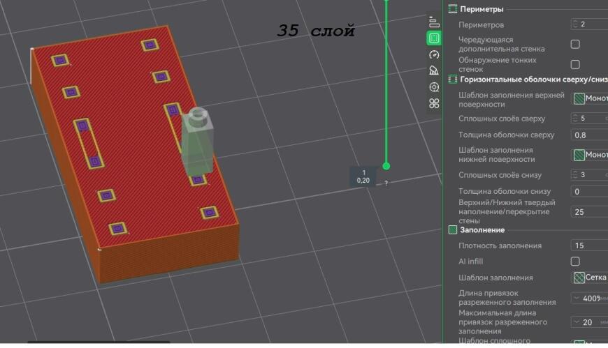 Влияние верхних слоёв на предыдущие