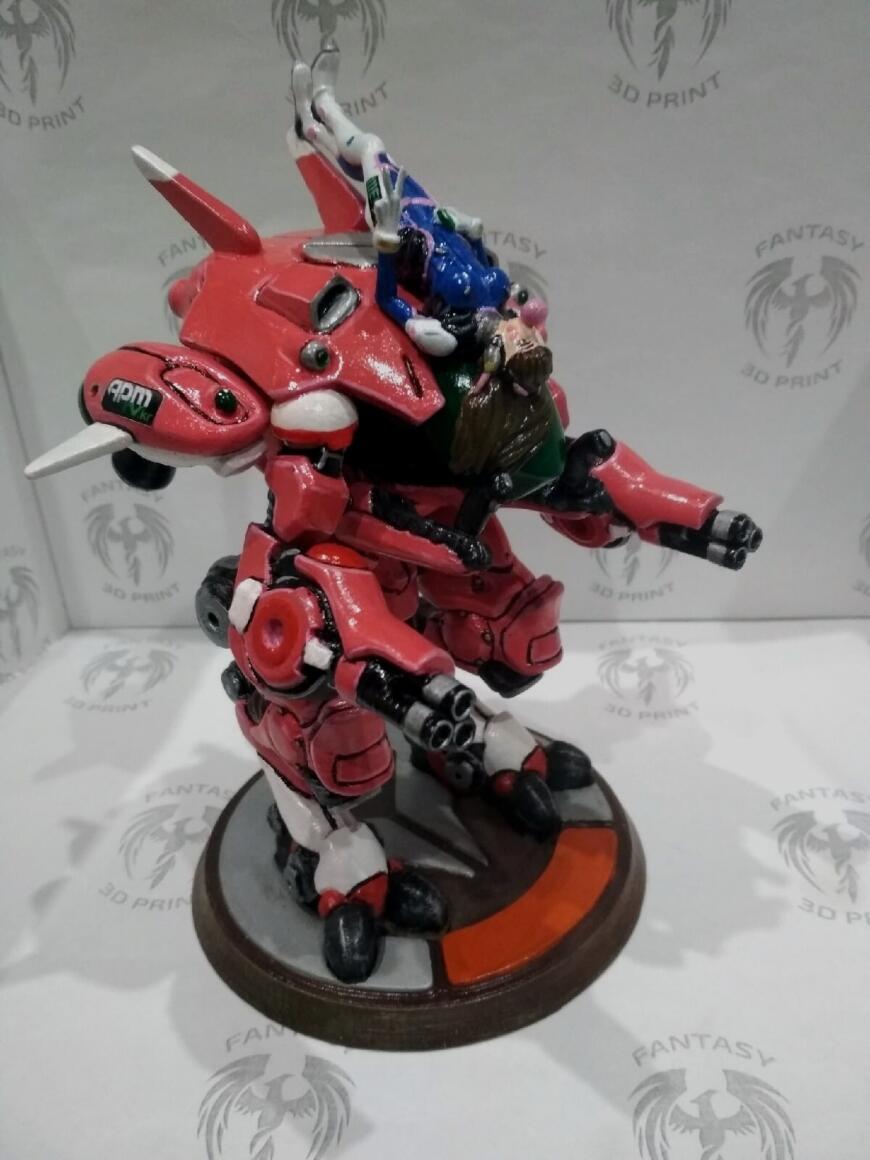 Дива из Overwatch на меке