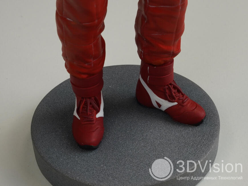 Кейс 3DVision: напечатали и раскрасили фигурку Айртона Сенны