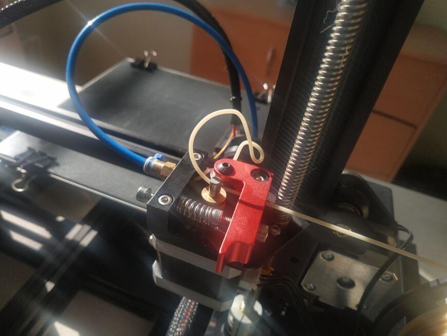 Застревание пластика PETG на bowden экструдере