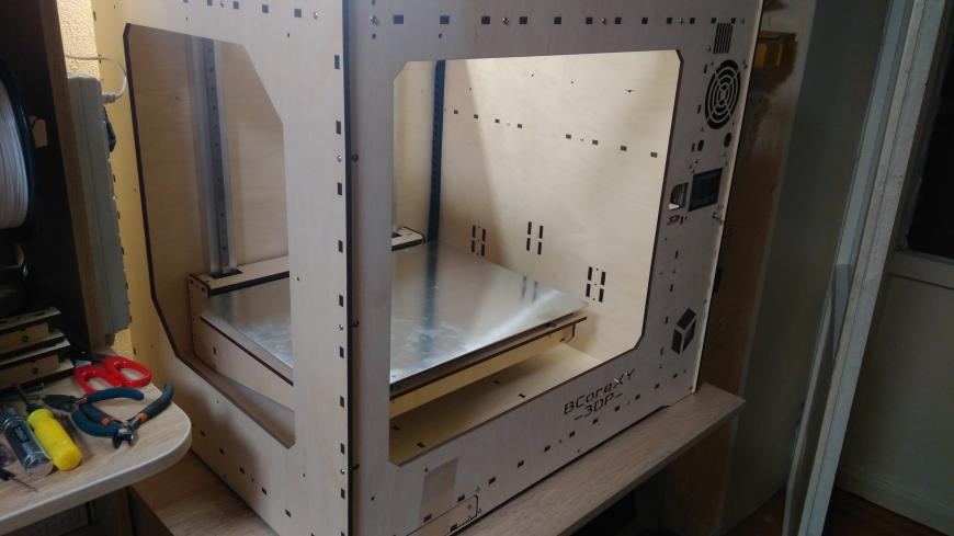 -3DP-BCoreXY- широкоформатный принтер под тяжелую печать. Стол