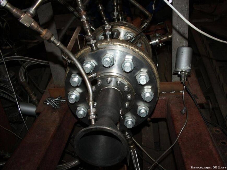 Российская компания SR Space провела огневые испытания метанового ракетного двигателя