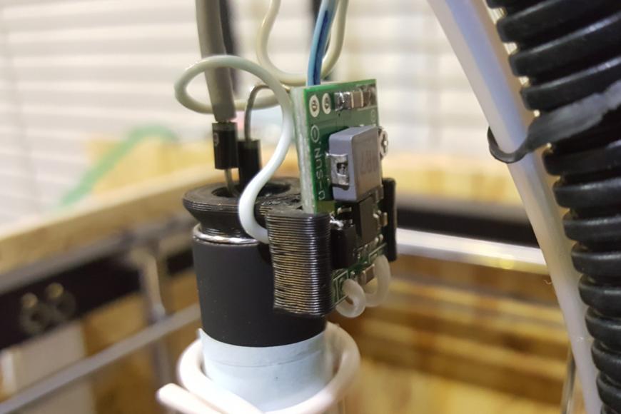 Засветка фоторезиста на 3D принтере лазерной указкой