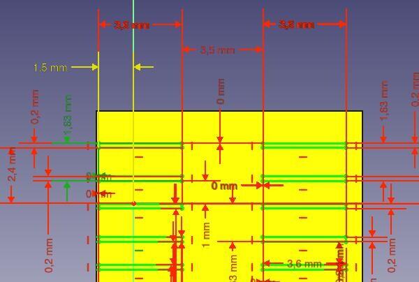 Создание 3D-модели панельки EasyEDA в FreeCAD