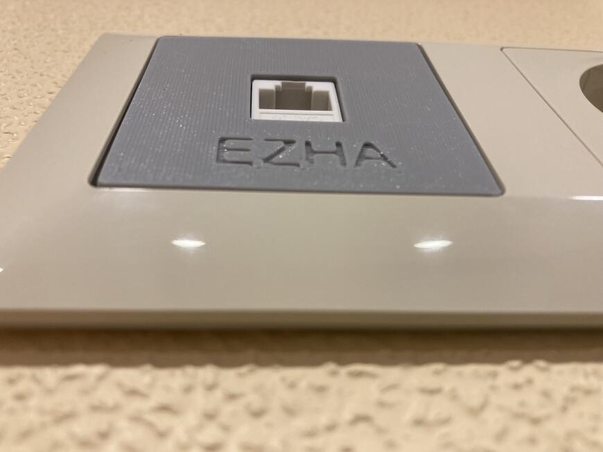 Ethernet-розетка для Legrand серии Valena Life (+ .step файл)