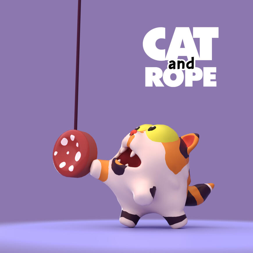 Cat and Rope