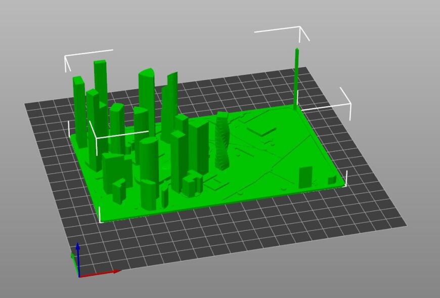 3D модель города из карты за пару кликов.