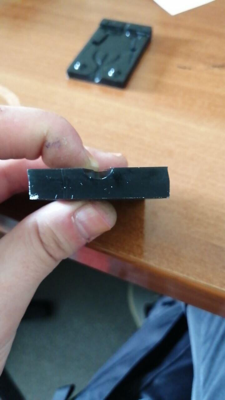 Плывет деталь при низких значениях слоя