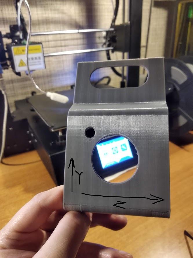 Anycubic Mega-S - Полосит по Z