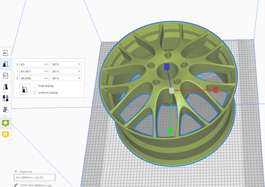 Большой 3D принтер CreatBot D600 PRO. 3D печать прототипов для автомобилей.