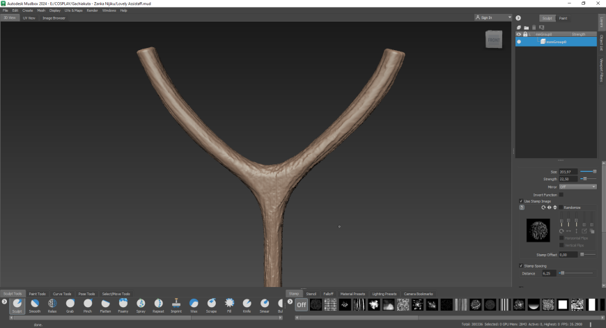 Делаем оружие персонажа Занка Ниджику из аниме Гачиакута + бонус
