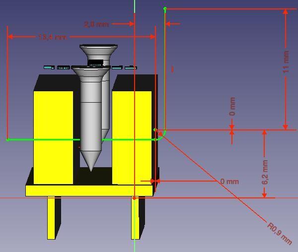 Создание 3D-модели панельки EasyEDA в FreeCAD