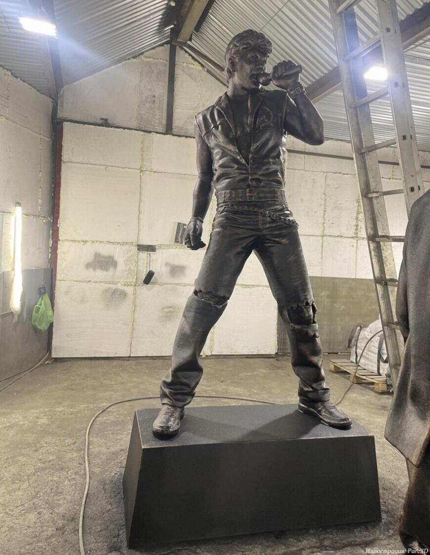 Хой жив: компания Parc3D создала 3D-печатную скульптуру вокалиста «Сектора Газа»