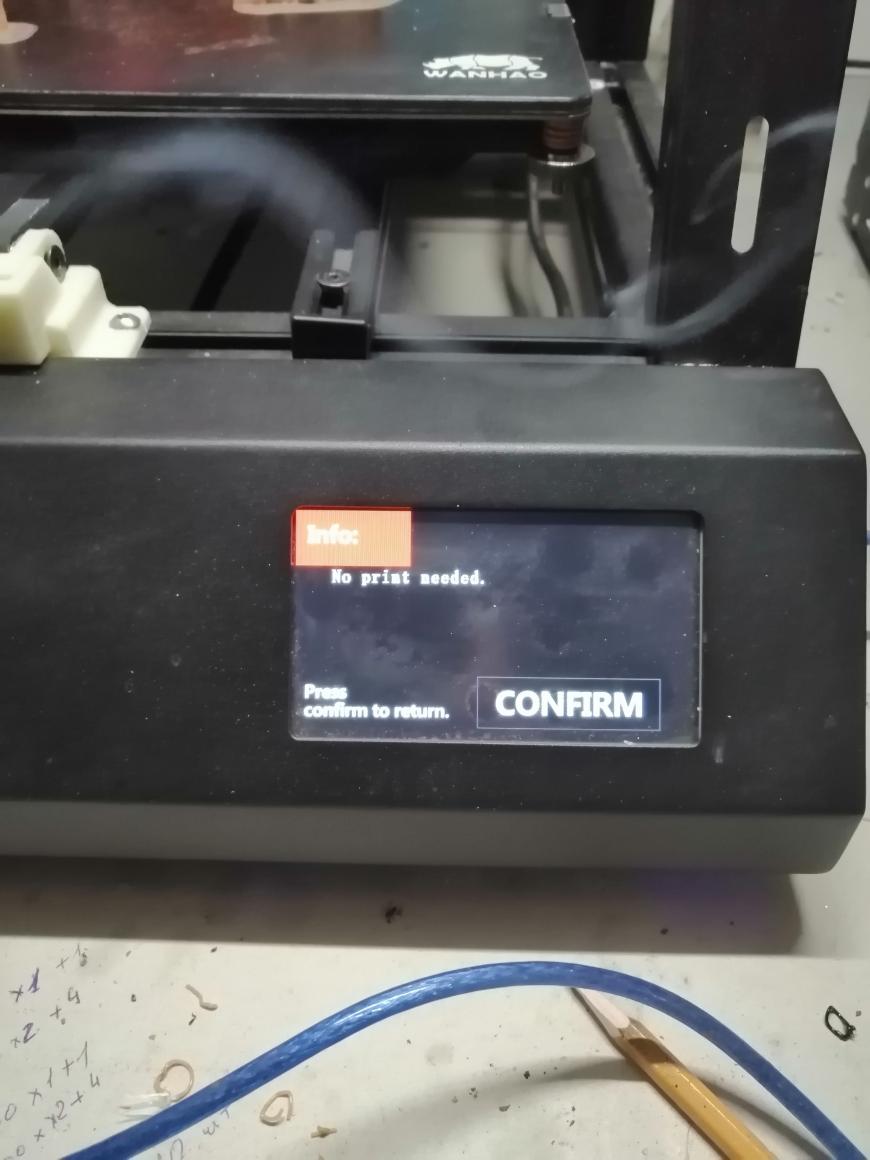 Проблема с остановкой печати на принтерах Wanhao
