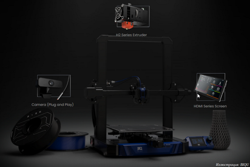BIQU начинает прием заказов на бюджетные FDM 3D-принтеры Hurakan