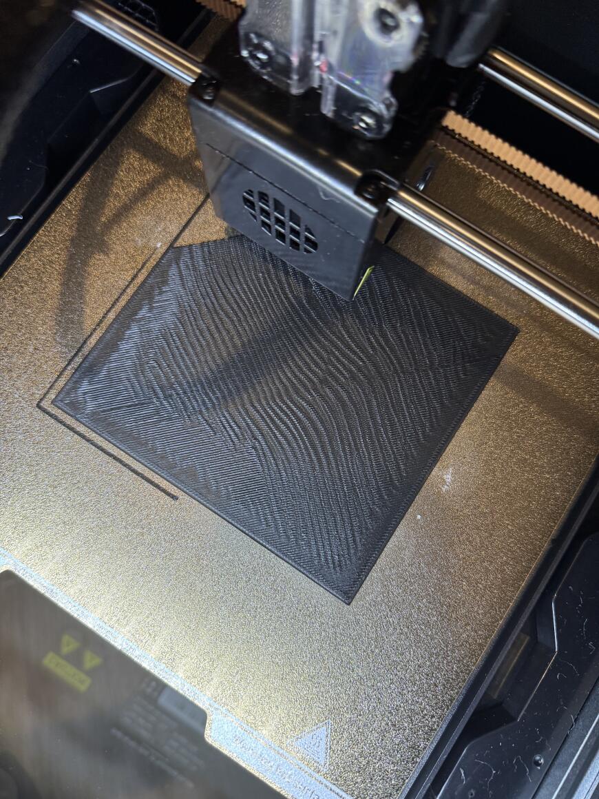 Волнообразный первый слой на Flyingbear S1