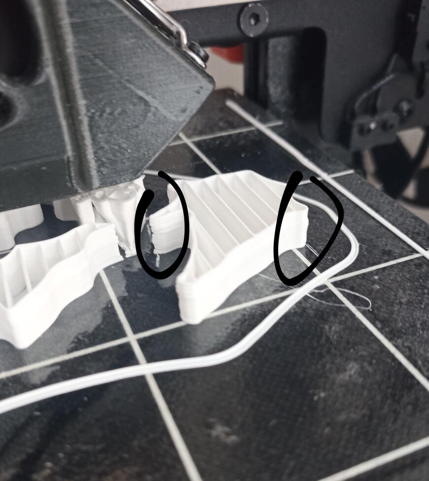 Странный дефект 3д печати на flying bear aone 2