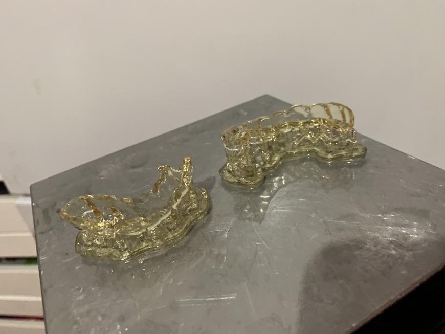 Хирургический шаблон из фотополимера Harz labs Dental yellow на Form2.