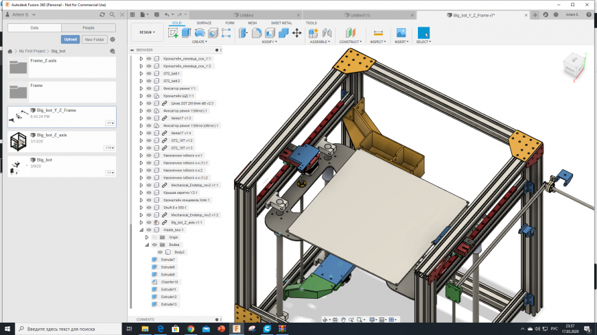 Для чего строят 3D принтер? Чтобы печатать на нем детали для самого 3D принтера.