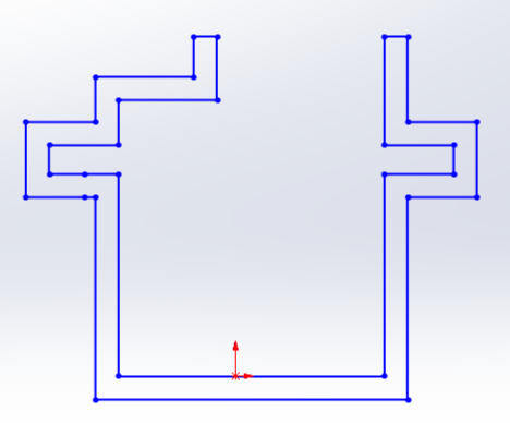 Фундамент сервопривода горизонтального положения