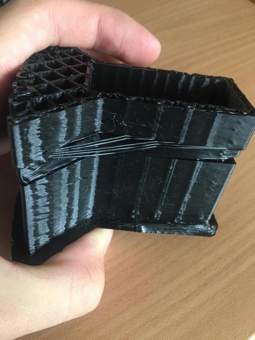 Печать PETG Смещение рядов