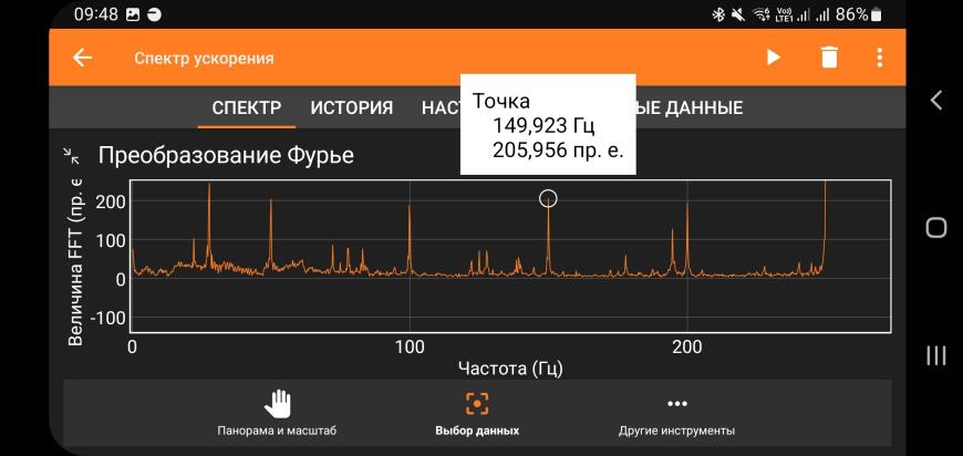Сильные вибрации flashforge adventurer 5m на 50мм/с.