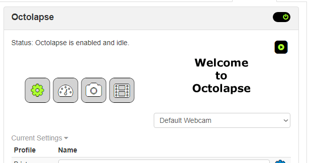 Помогите пожалуйста. Проблема с камерой в Octoprint на Raspbery PI 3 B+. Anycubic Kosell Plus Помогите пожалуйста. Проблема с камерой в Octoprint на Raspbery PI 3 B+. Anycubic Kosell Plus