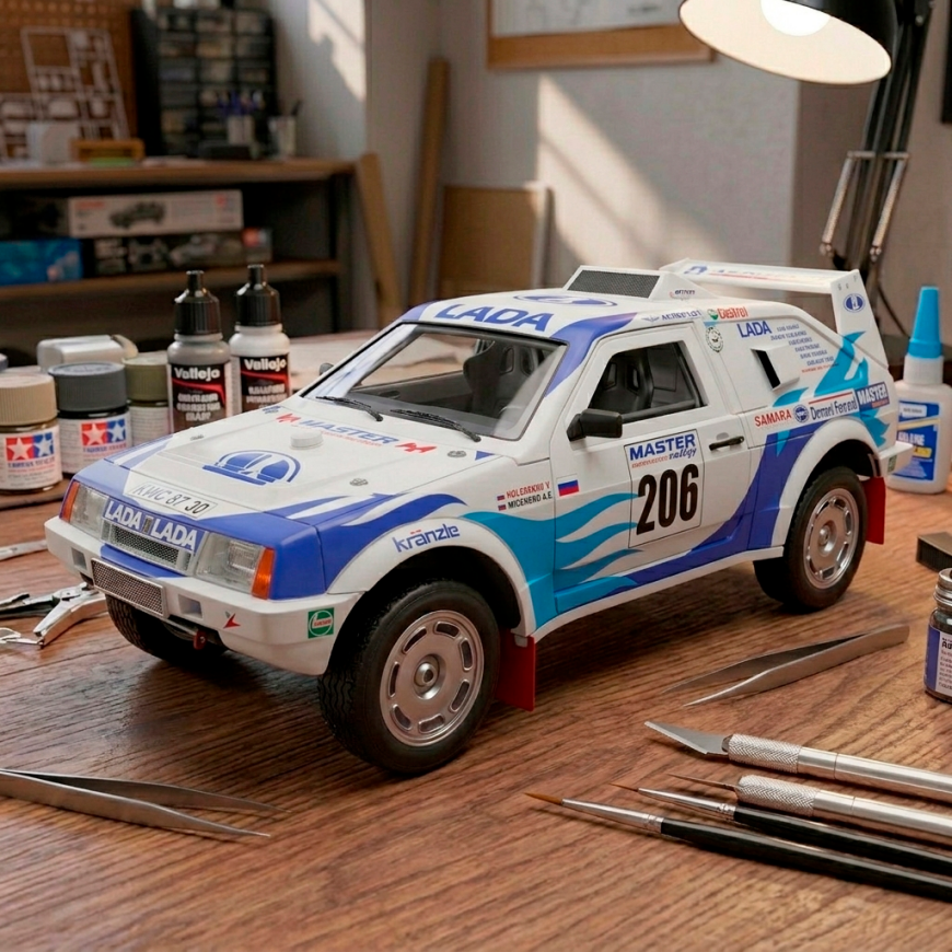 ВАЗ-2108, который стал Porsche: масштабная модель Lada Samara T3