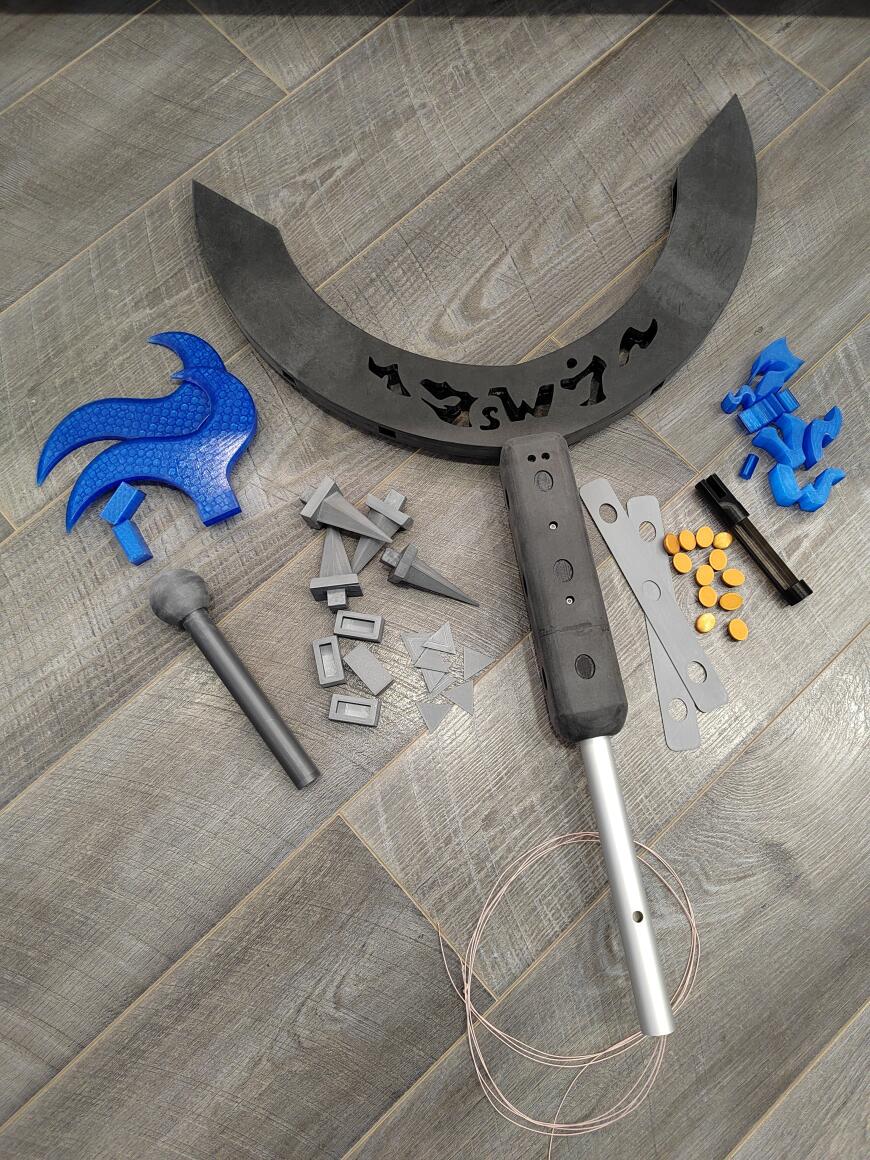 Делаем оружие персонажа Занка Ниджику из аниме Гачиакута + бонус