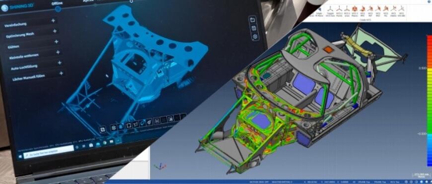 Воссоздание легенды автоспорта с помощью 3D-сканера FreeScan UE 11