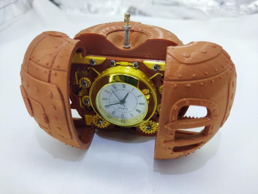 Стимпанк часы 