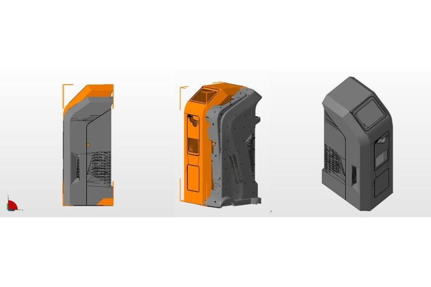 3D Печать на заказ большого корпуса лазера для Бьюти 13 Тимати