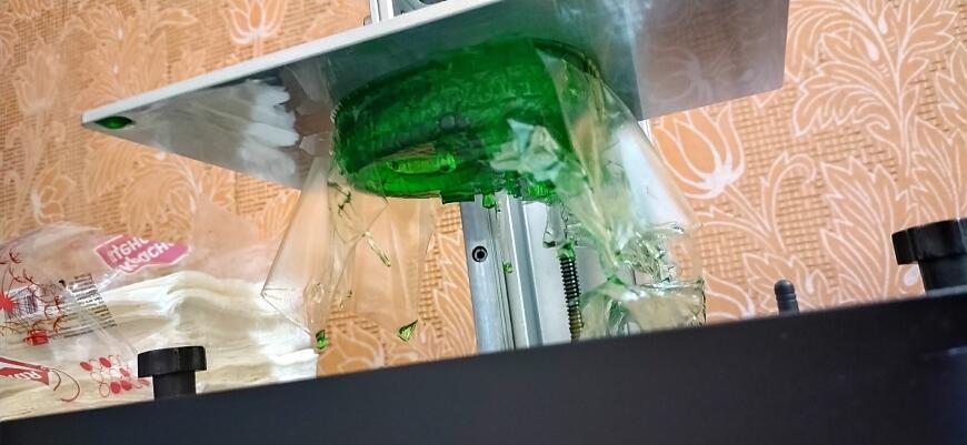 Печать на полимерном принтере.