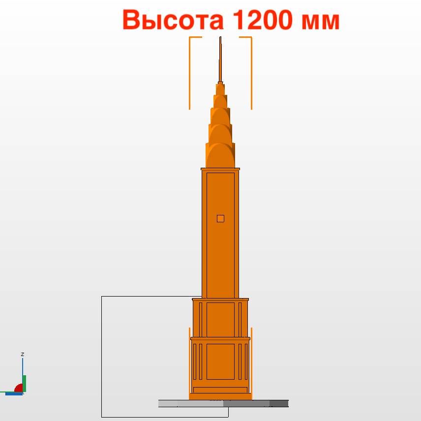 Печать на 3d принтере башен Chrysler и Empire State Building Печать на 3d принтере башен Chrysler и Empire State Building