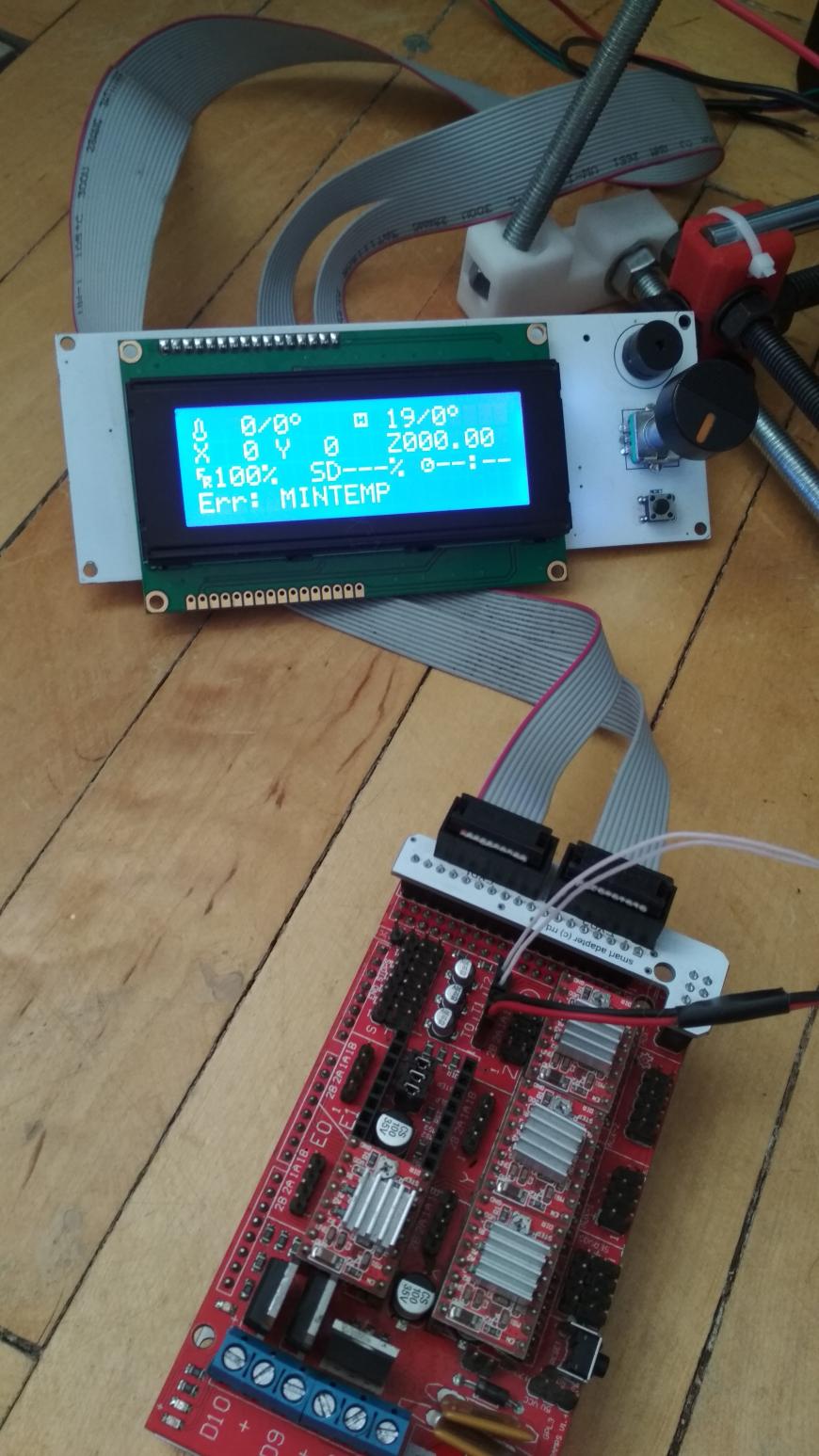 Проблема с термистором arduino mega 2560 + ramps 1.4