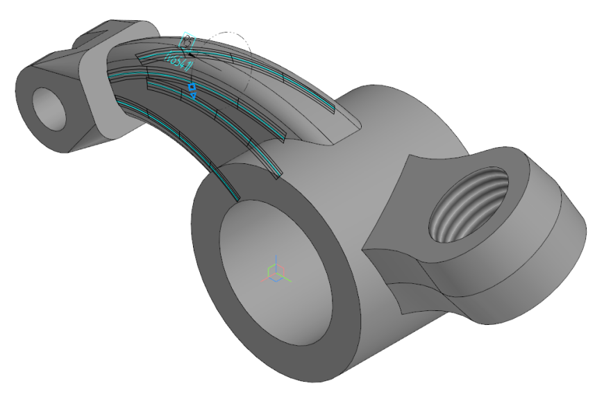 Реверс-инжиниринг в КОМПАС-3D. Пример - коромысло