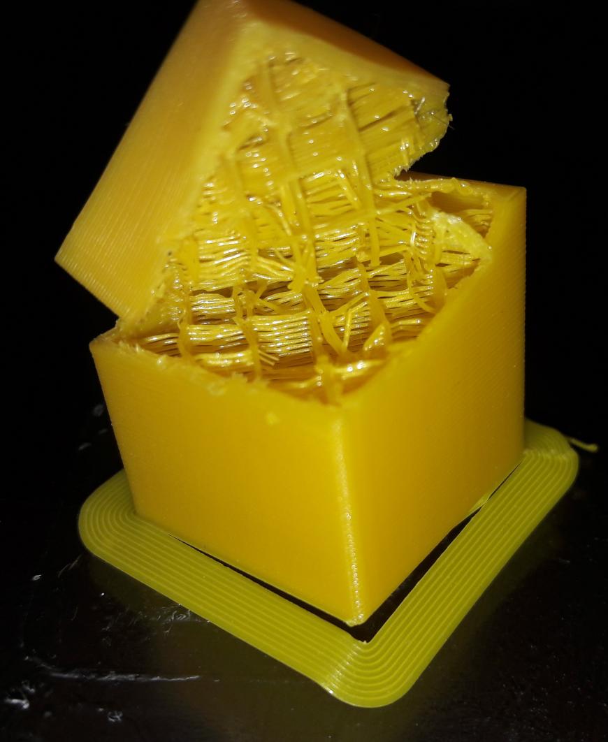 Непонятки с PETG золотой от ESUN