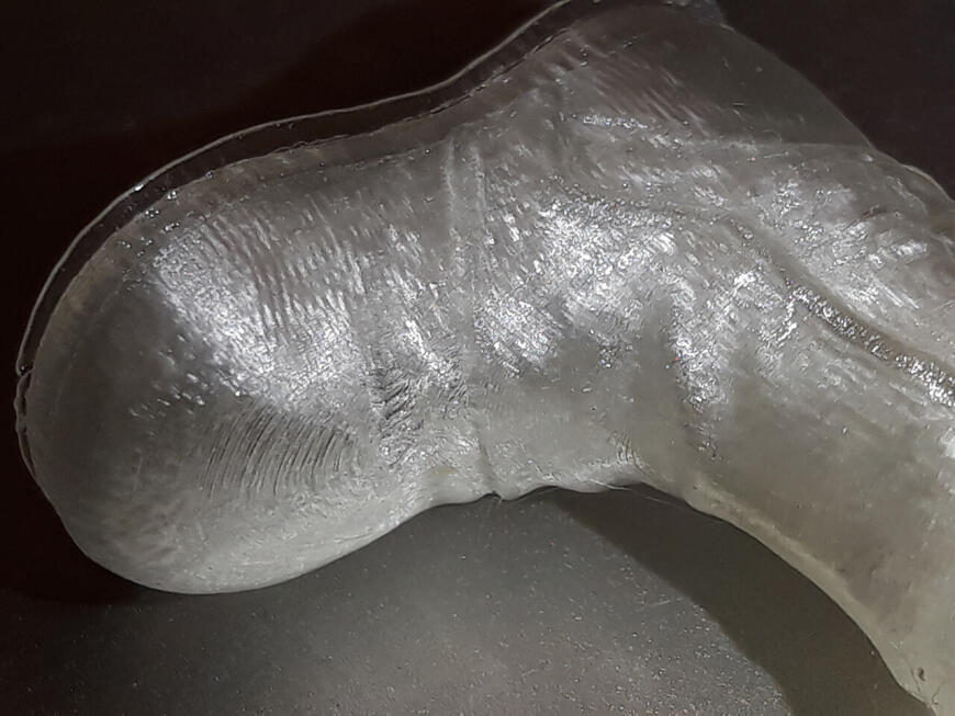 Сапог из PETG высотой слоя 0.05мм. или 50 микрон. + ещё сапоги