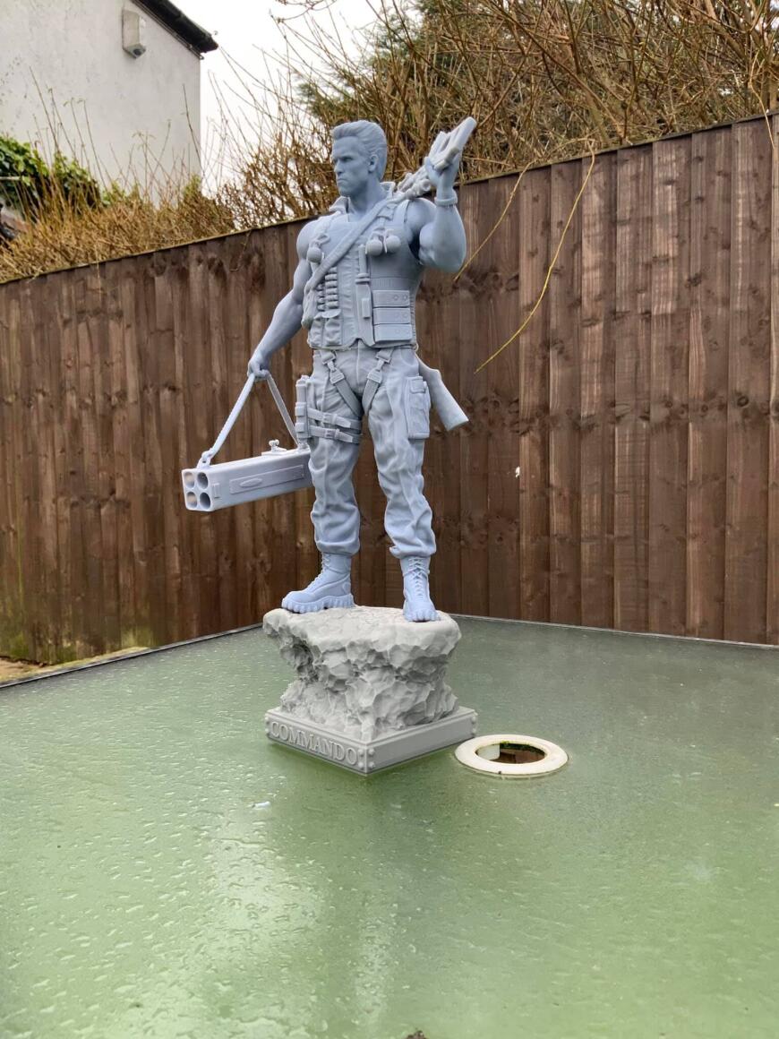 Arnold Schwarzenegger на Elegoo Saturn Mono X