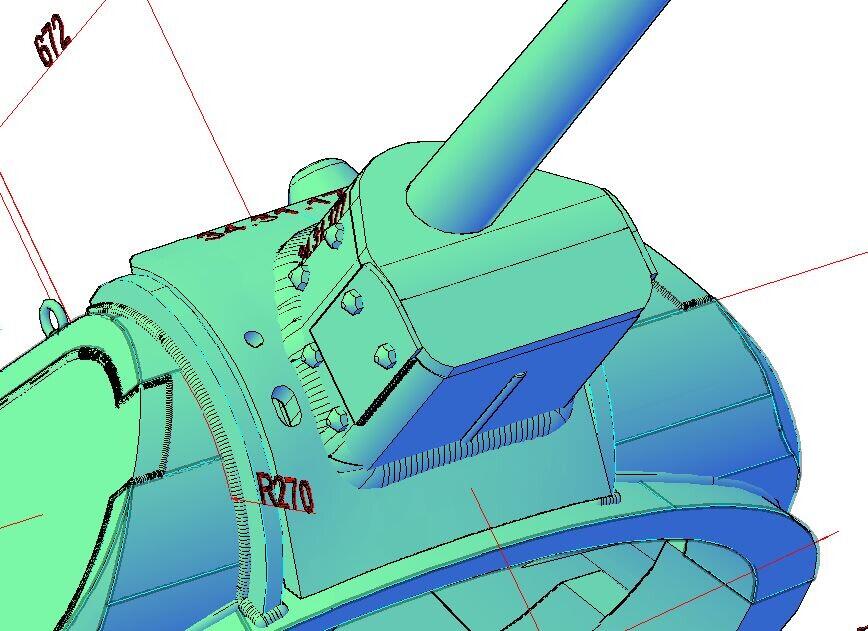 Последняя серийная модификация сварной башни танка Т-34 разработанная на заводе № 183.
