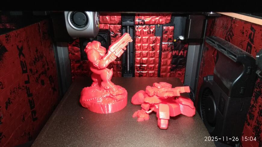 Обзор пластика для 3д печати RS Crossbridge PLA Красный