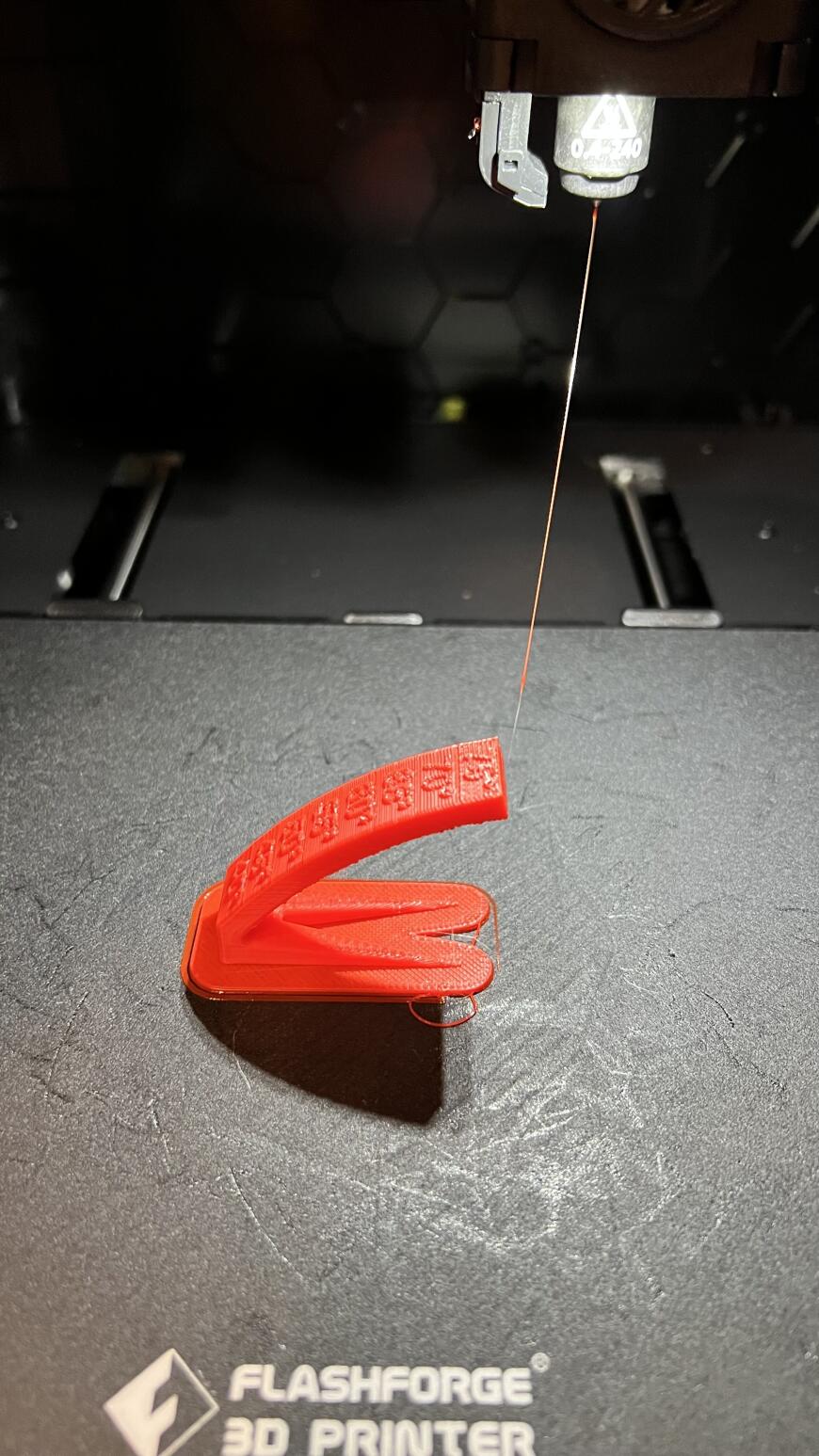 Нет опыта печатания  3d моделей с помощью flashforge adventurer 4.